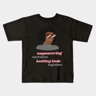 empowering warriors: battling Endo together Kids T-Shirt